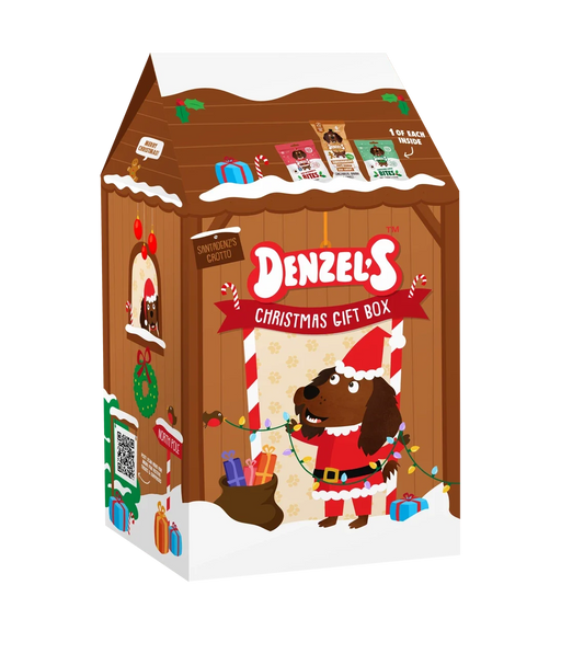 Denzel's Christmas Grotto Gift Box | Festive natural treats for dogs