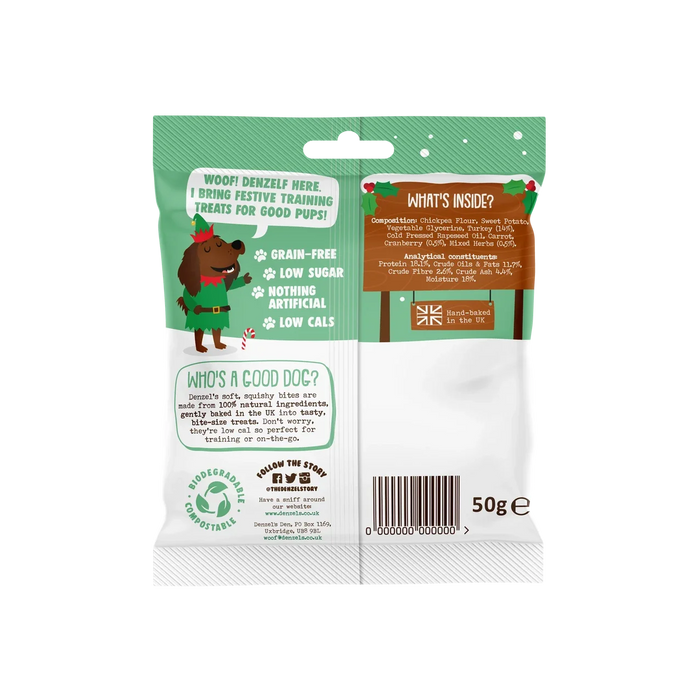 Denzel's Christmas Grotto Gift Box | Festive natural treats for dogs