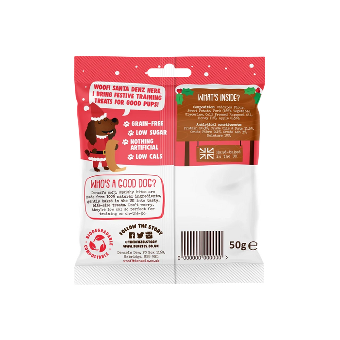 Denzel's Christmas Grotto Gift Box | Festive natural treats for dogs