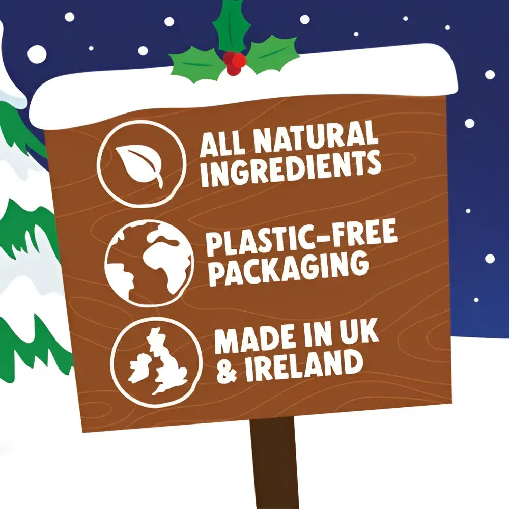 Denzel’s Christmas Stocking for Dogs: All Natural Ingredients Wooden Sign