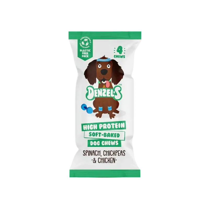 Denzel's High Protein Soft Baked Dog Chews | Natural dog chews