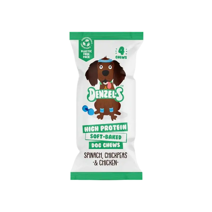 Denzel's High Protein Soft Baked Dog Chews | Natural dog chews