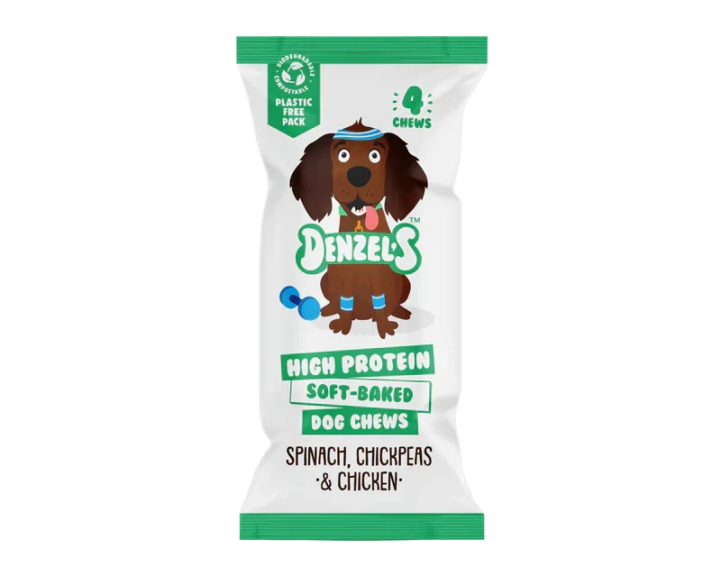 Denzel's High Protein Soft Baked Dog Chews | Natural dog chews