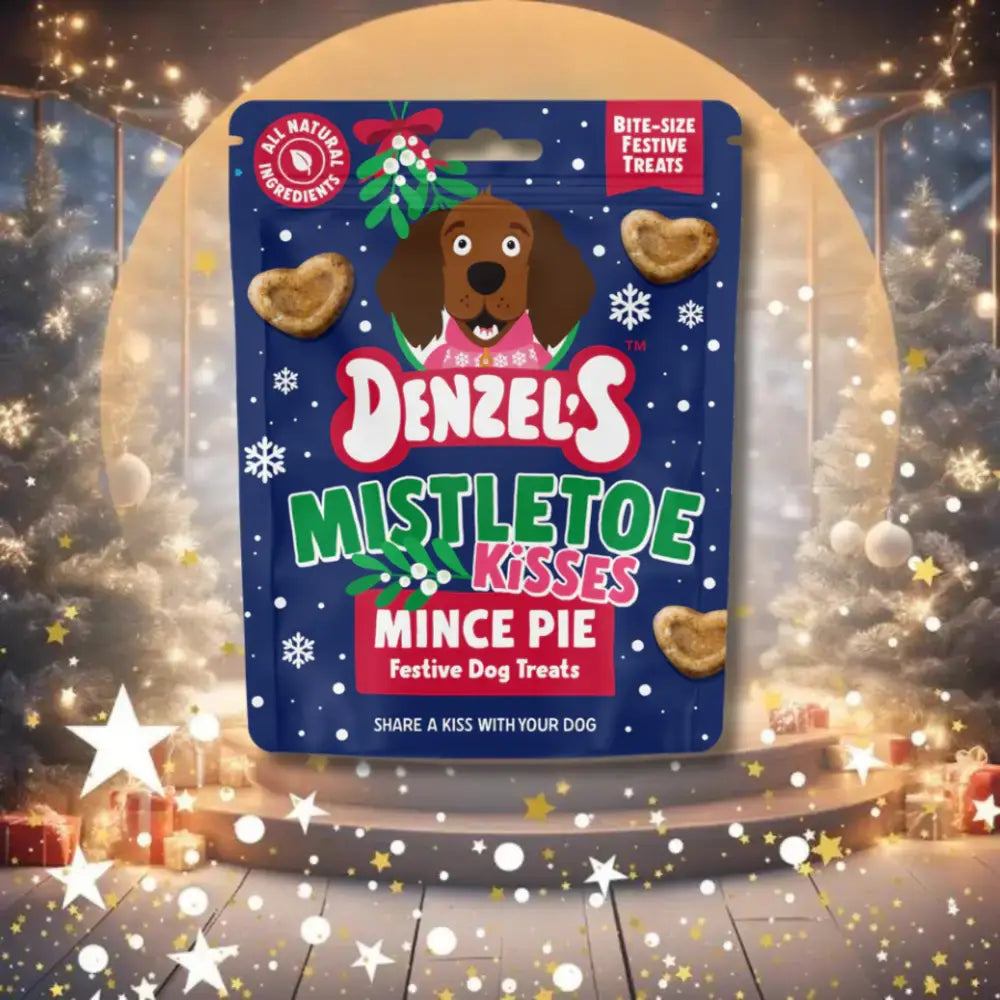 Denzel’s Mistletoe Kisses mince pie festive dog treats, 90g