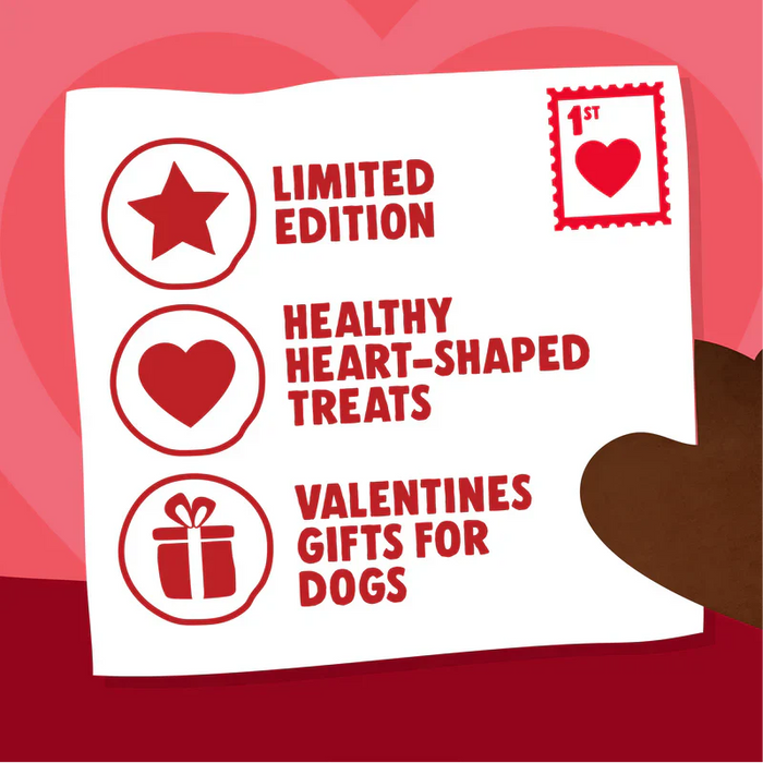 Denzel's Valentines Rewards Steak and Chips | Natural treats for dogs