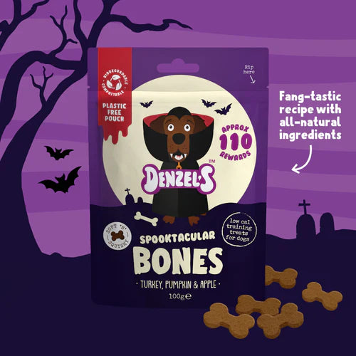 Denzel's Spooktacular Bones for Dogs | Natural halloween treats for dogs