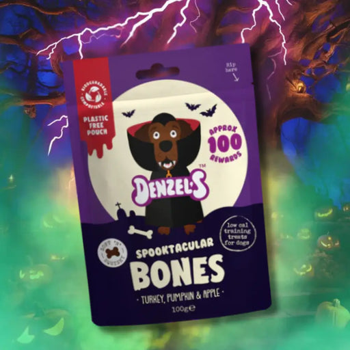 Denzel's Spooktacular Bones for Dogs | Natural halloween treats for dogs