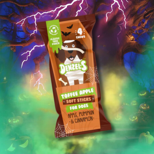 Denzel's Toffee Apple Sticks | Natural halloween treats for dogs