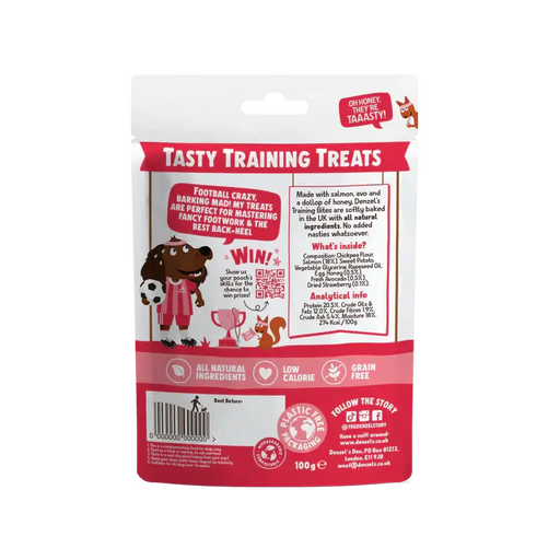 Denzel’s Training Bites Salmon & Avocado 100g Natural Treats For Dogs