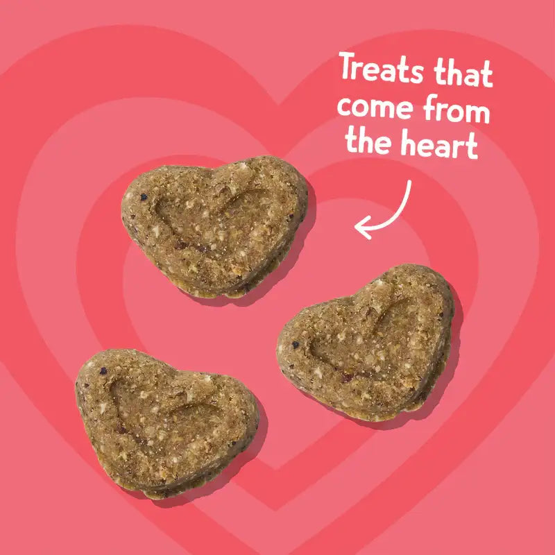 Denzel’s Valentine’s soft-baked love hearts surf & turf dog treats 100g