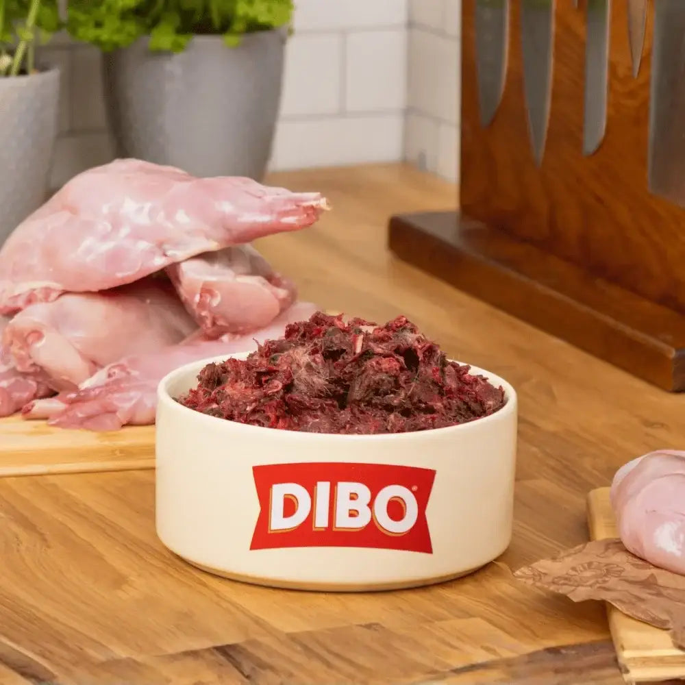 Dibo 80/10/10 Rabbit Mix Chubb - Natural Raw Dog Food | Pet Shop