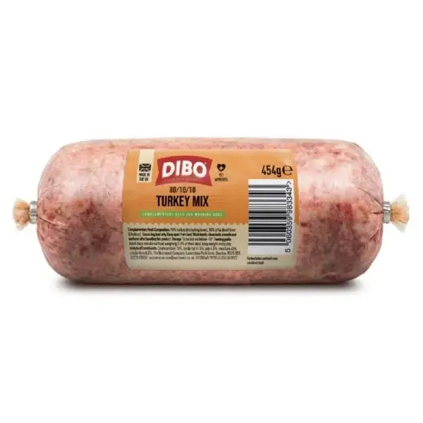 Dibo 80/10/10 Turkey Mix - Natural Raw Dog Food | Pet Shop