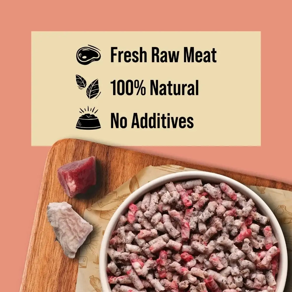 Dibo Freeflow Fozen Adult Dog Beef & Tripe - Natural Raw Food | Pet Shop