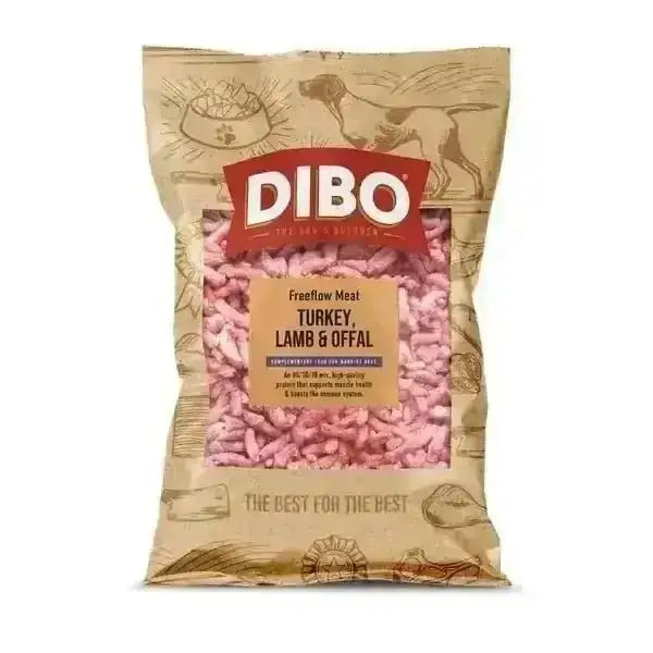 Dibo Freeflow Frozen Adult Dog Turkey Lamb & Offal - Natural Raw Food | Pet Shop