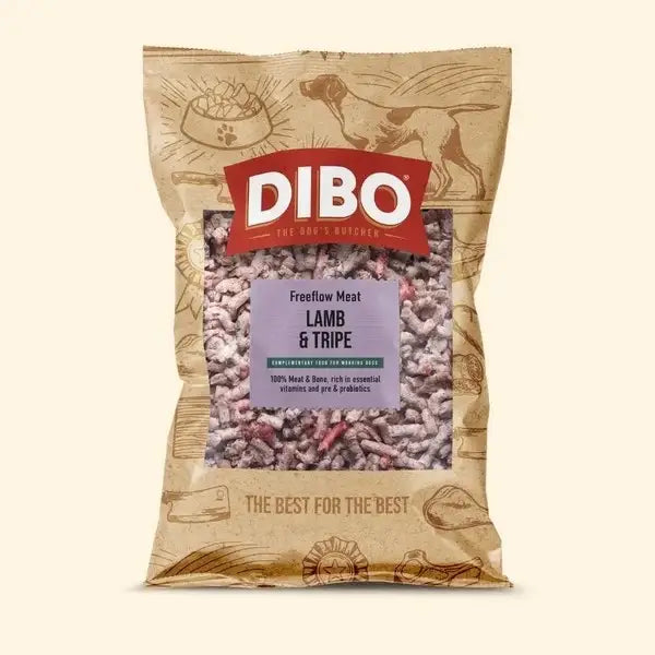 Dibo Freeflow Frozen Lamb and Tripe - Natural Raw Dog Food | Pet Shop
