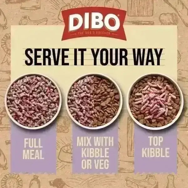 Dibo Freeflow Frozen Lamb and Tripe - Natural Raw Dog Food | Pet Shop