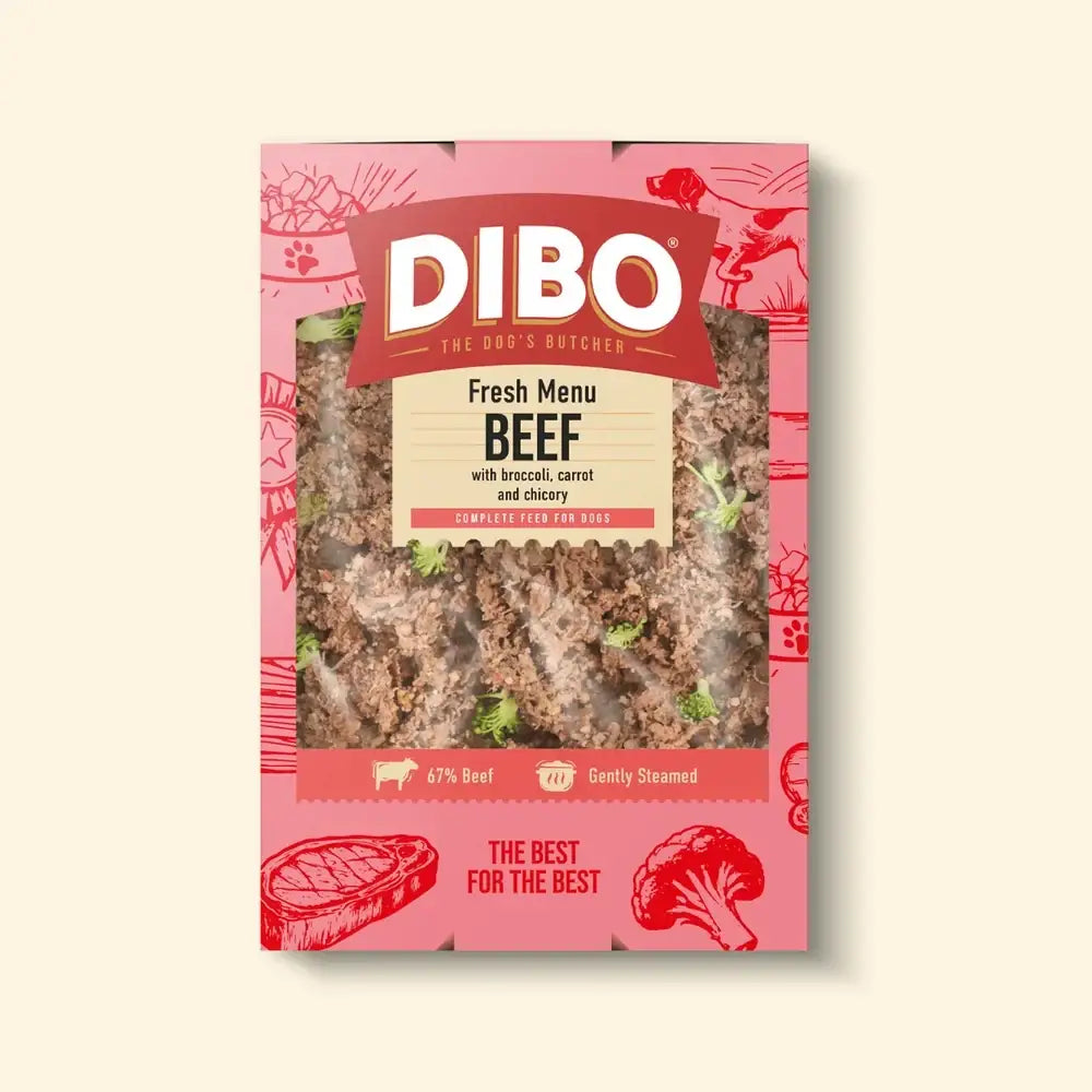 Dibo Fresh Cooked Block- Beef 400g - Frozen Dog Food | Natural Pet Shop