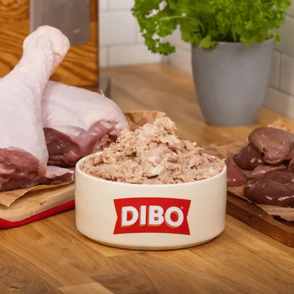 Dibo Single Protein Turkey (up to 35% Bone) Chubb 454g - Natural Raw Dog Food | Pet Shop