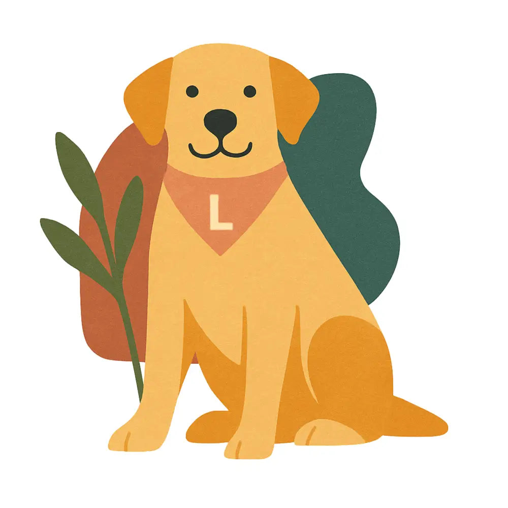 Golden Retriever Dog Portrait Cushion Cover in Fairtrade Cotton