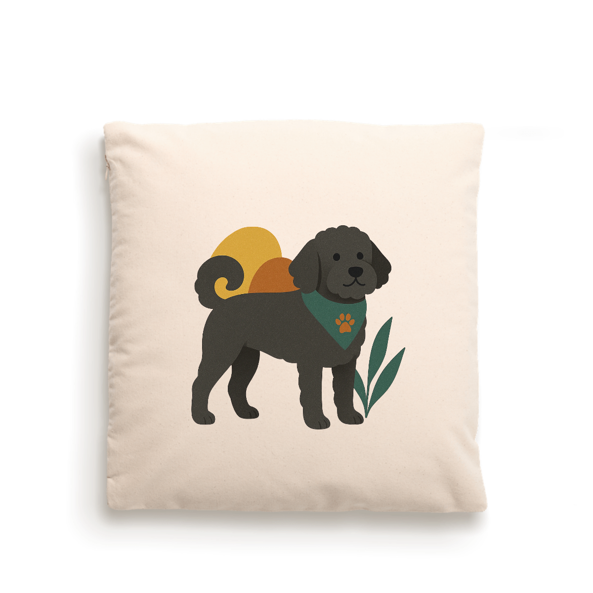 Dog Portrait Cushion Cover (Fairtrade Cotton) – By Breed - Cockapoo