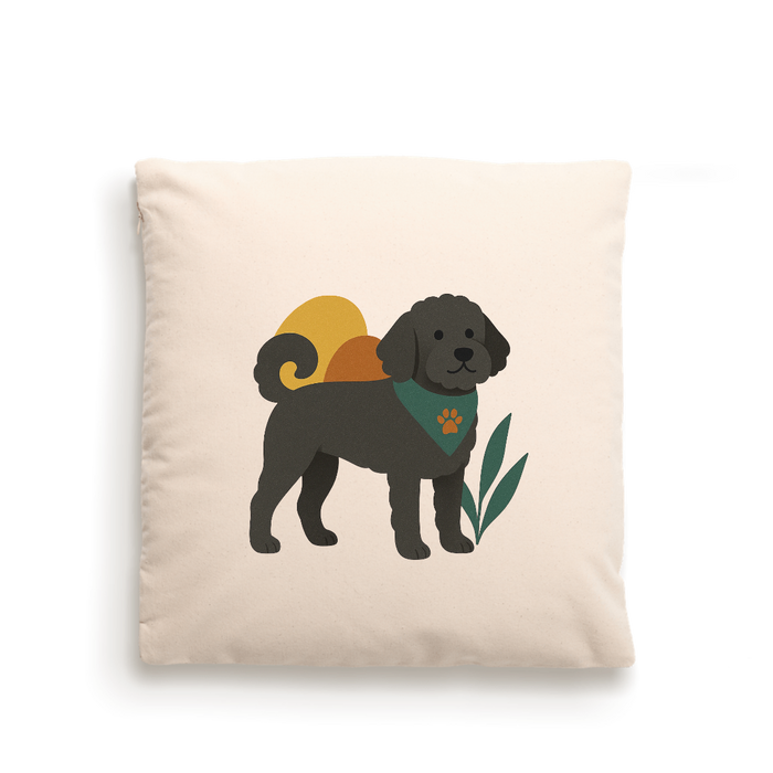 Dog Portrait Cushion Cover (Fairtrade Cotton) – By Breed - Cockapoo