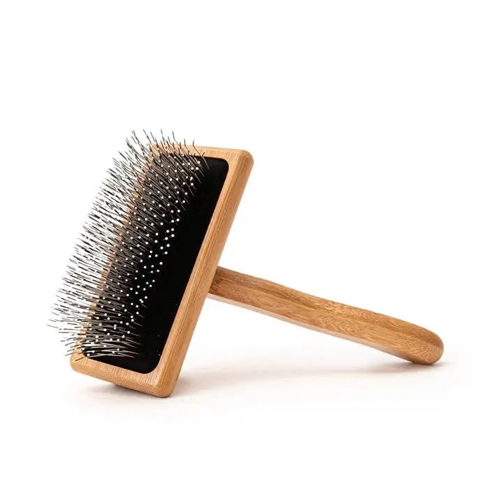 Dogwood Long Pin Slicker Brush Medium - Natural Pet Shop