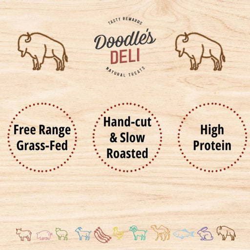 Doodles Deli Air Dried Water Buffalo Bully Wrap | Natural dog chews