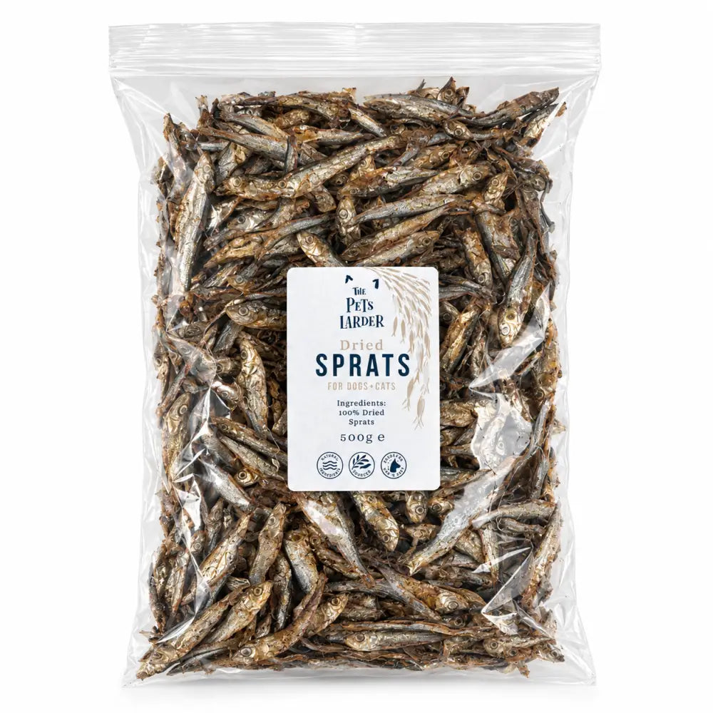 Dried Sprats for Dogs - Natural Treats | Pet Shop