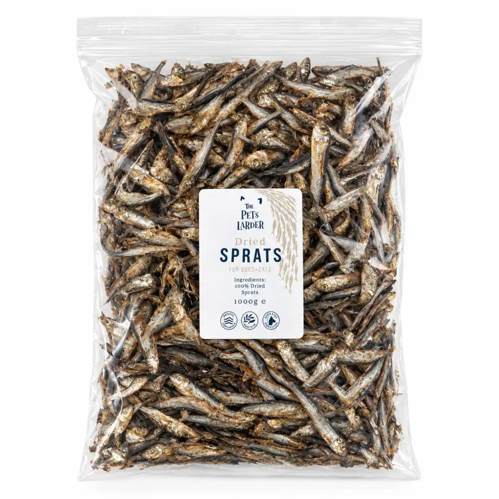 Dried Sprats for Dogs - Natural Treats | Pet Shop