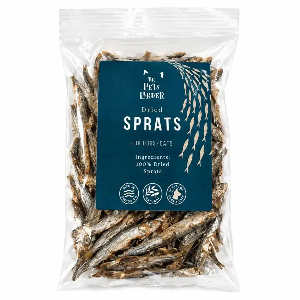 Dried Sprats for Dogs - Natural Treats | Pet Shop