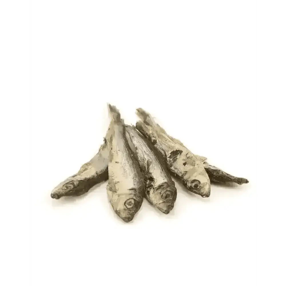Natural dried sprats for dogs with essential fatty acids and healthy natural treats