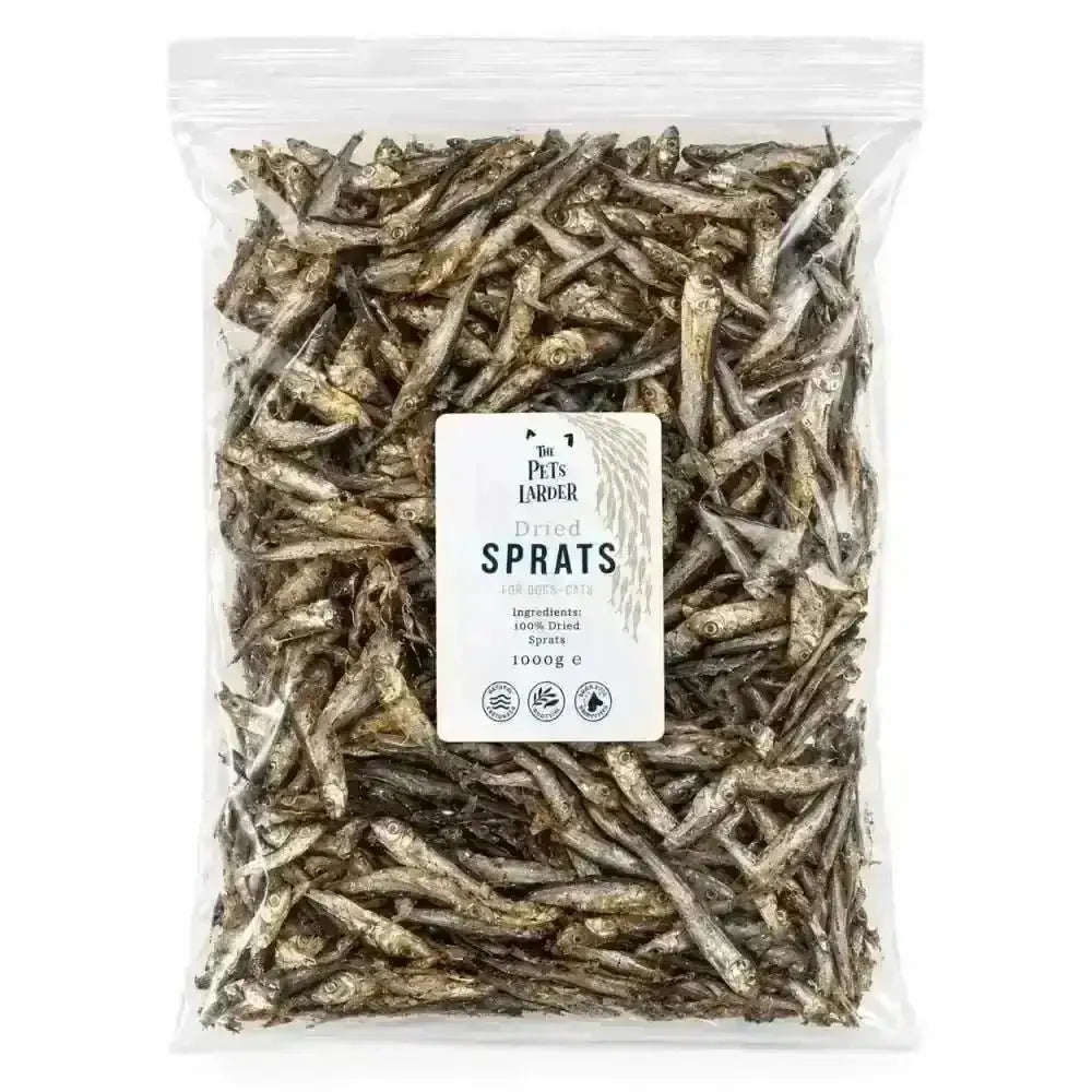 Dried Sprats for Dogs - Natural Treats | Pet Shop