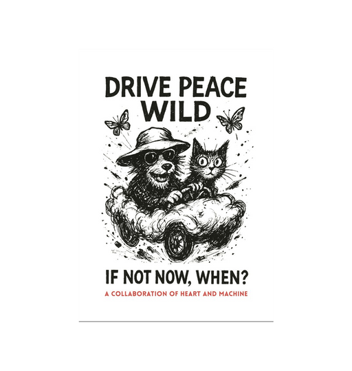 White Printed Postcard