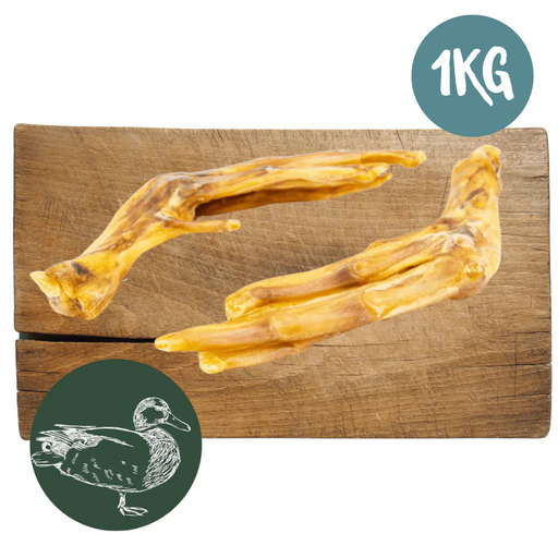 Duck Feet Natural Dog Chew -1kg Bag - Natural Dog Chew