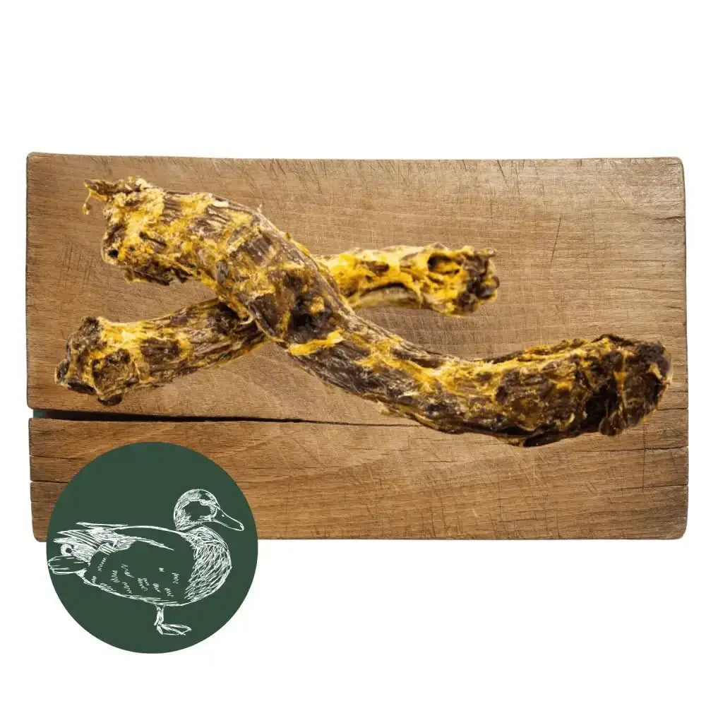 Larder Dried Duck Natural Rubber Chew Toy for Dogs