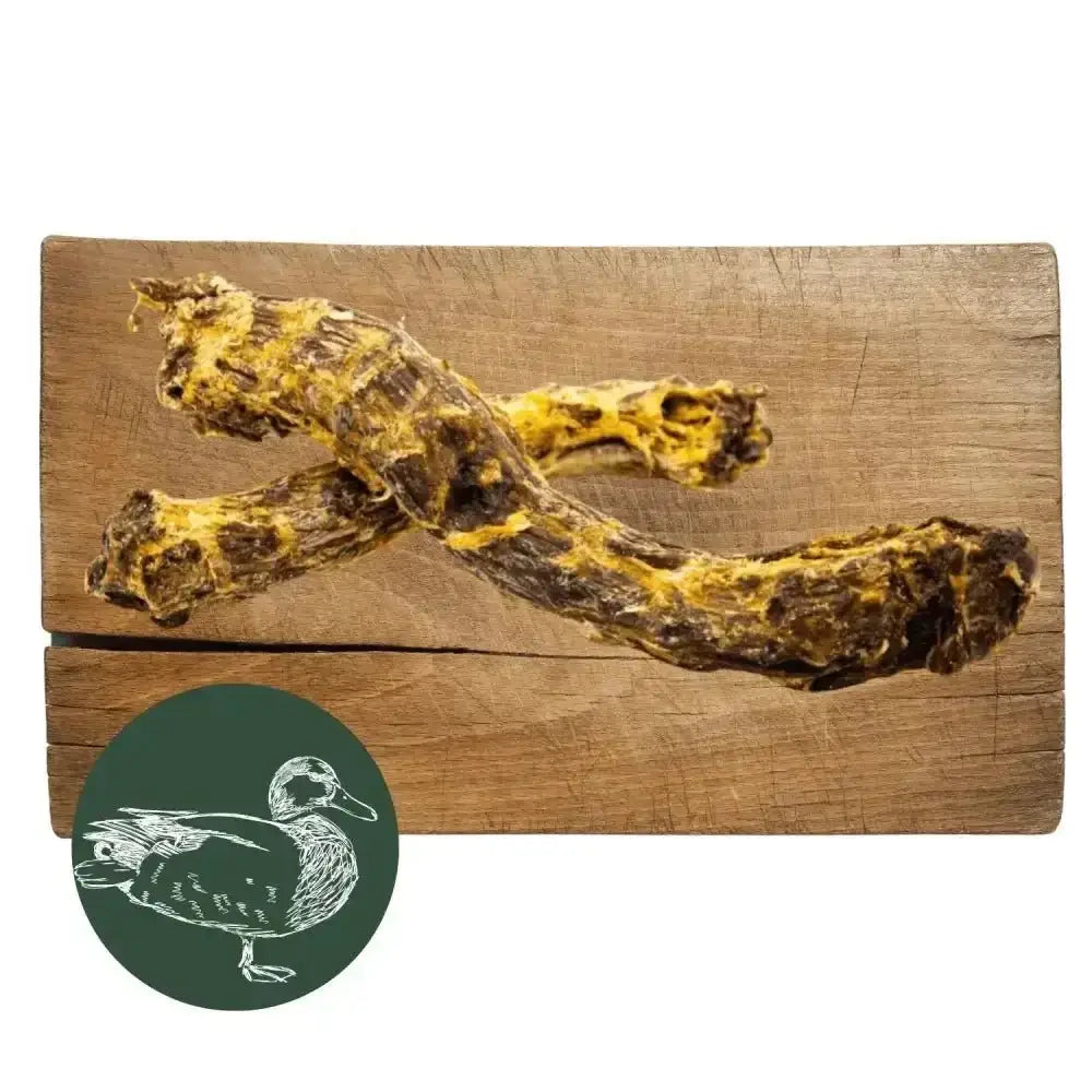 Larder Dried Duck Natural Rubber Chew Toy for Dogs