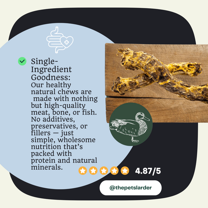 Duck Neck Natural Meat Chew For Dogs - Natural Dog Chew