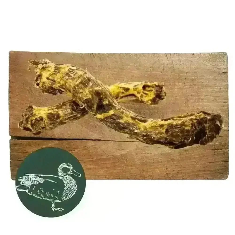 Larder Dried Duck Natural Rubber Chew Toy for Dogs