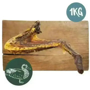 1kg bag of Pets Larder dried duck wings natural meat chew for dogs
