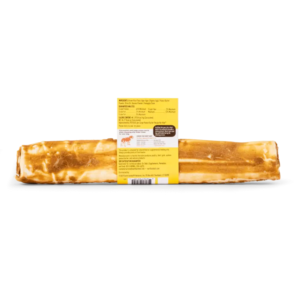 Cheese bar with yellow rind and white interior wrapped in plastic, ideal as a peanut butter chew for dogs