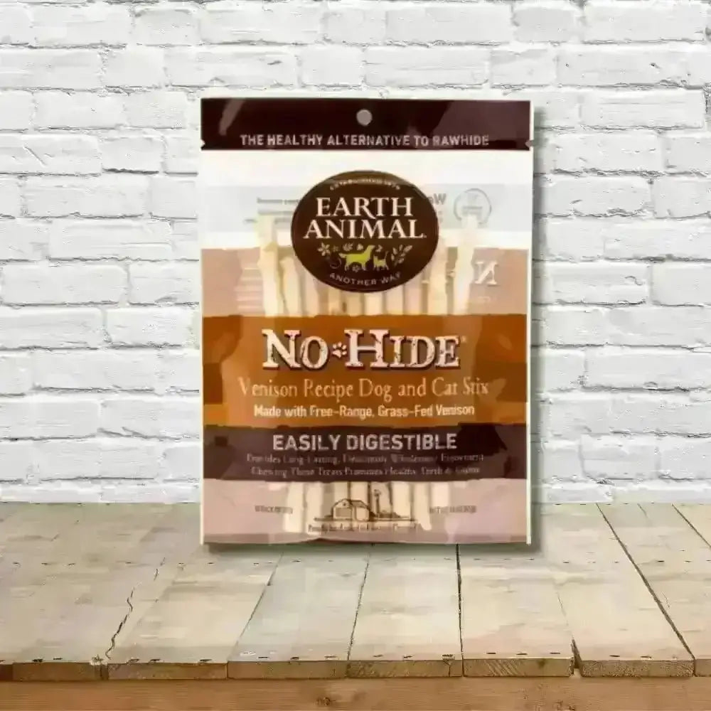 Earth Animal No-Hide Venison Stix for dogs and cats, easily digestible chew treats