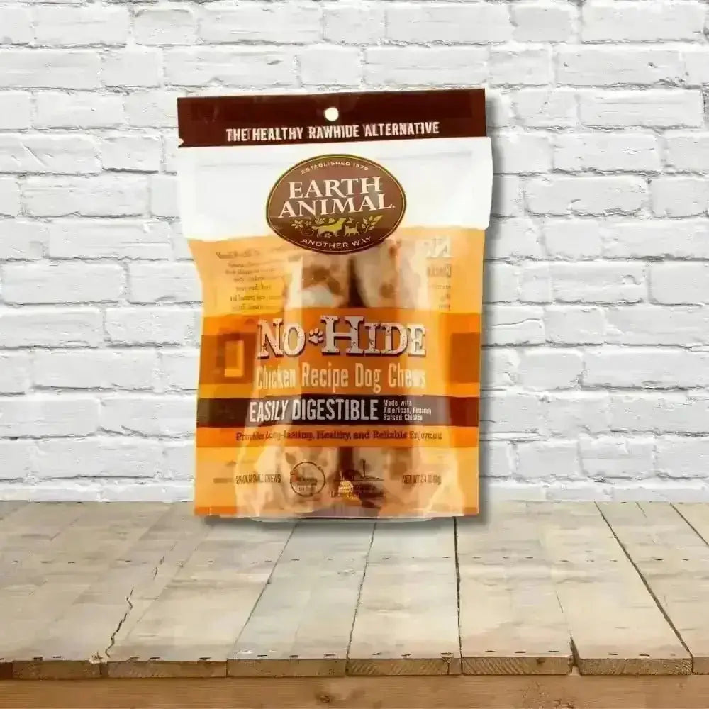 Earth Animal No-Hide Wholesome Chicken Chew 2 Pack for Dogs