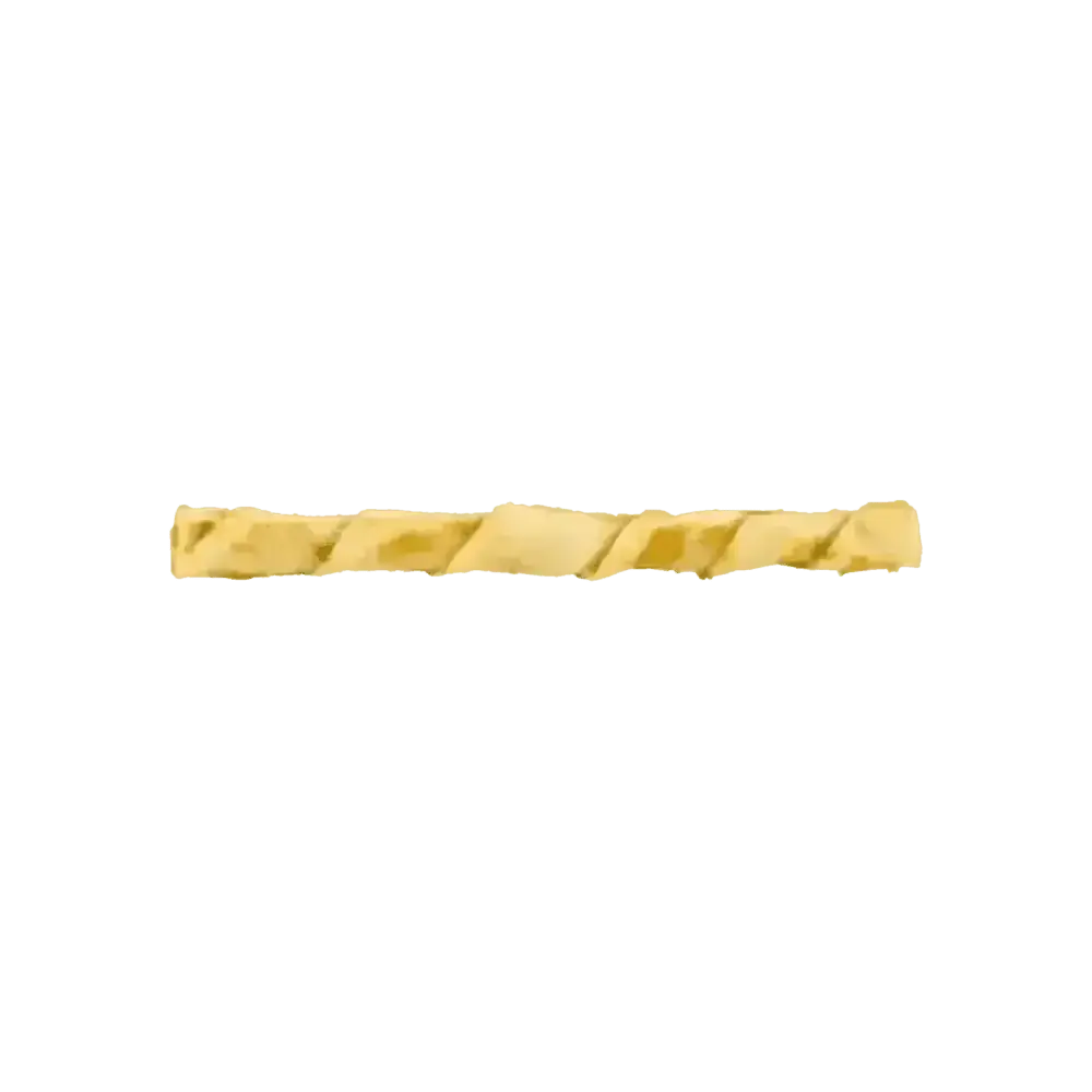 Golden twisted rope bracelet with braided design for Earth Animal No-Hide Wholesome Chicken Stix