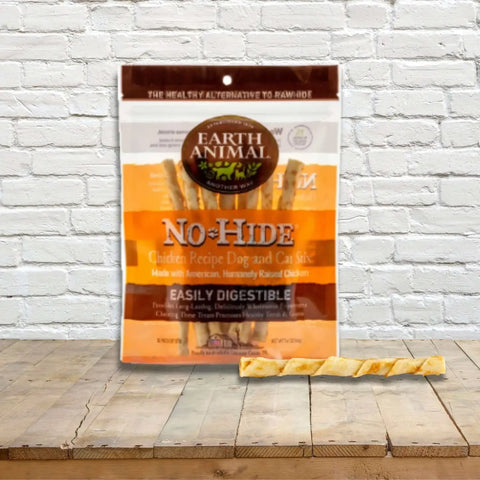 Earth Animal No Hide the best natural alternative to raw hide dog chews.