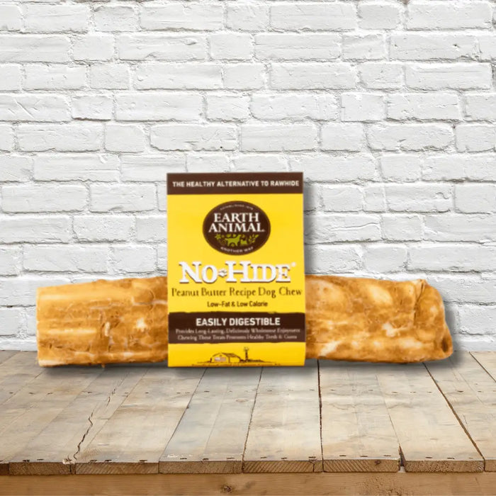 Earth Animal No-Hide Peanut Butter Chew - Medium - Natural Dog Chew