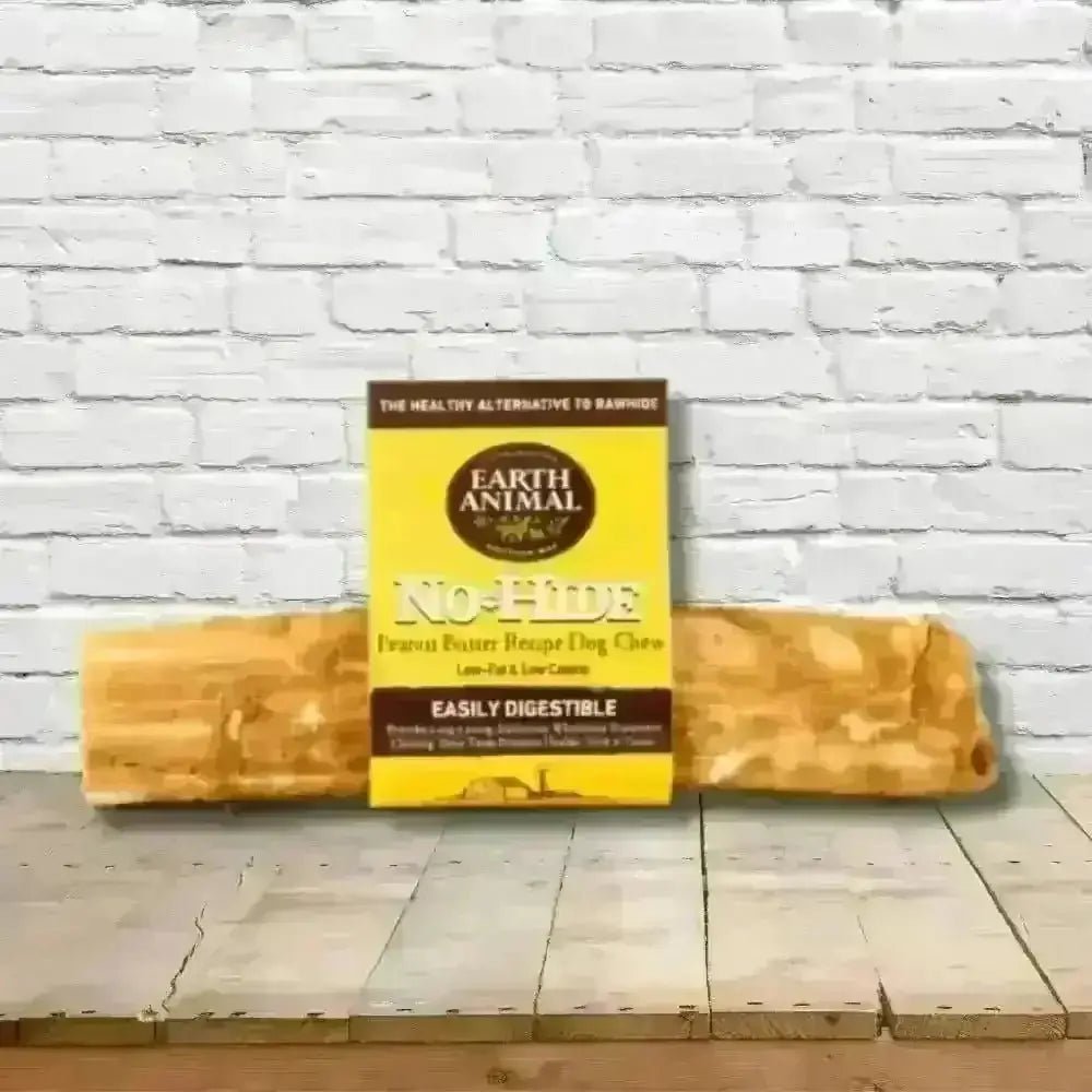 Earth Animal peanut butter chew for dogs, no-hide, low-fat, digestible