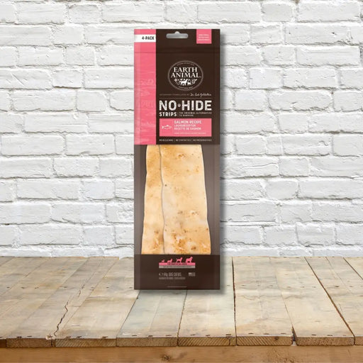 Earth Animal No-Hide Salmon Strip | Natural chews for dogs