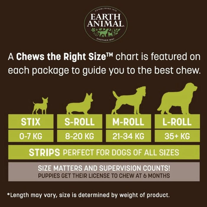 Earth Animal No-Hide The Barbeque One Medium Chew | Natural chews for dogs