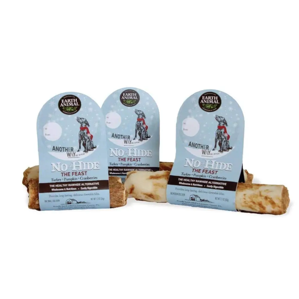 Earth Animal No-Hide The Feast - Christmas Limited Edition Dog Treats Earth Animal