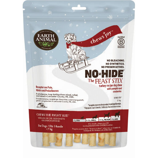 Earth Animal No-Hide The Feast Stix | Natural Christmas dog chews